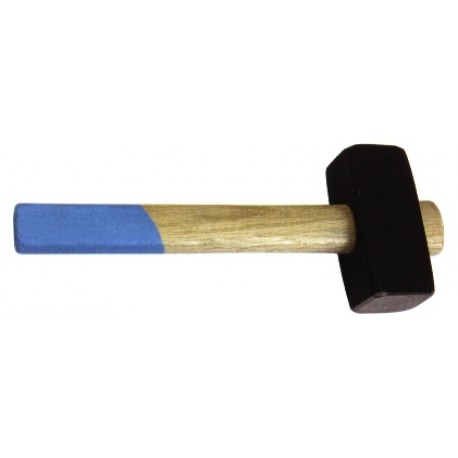 Кувалда кованая сталь, деревянная лакированная ручка