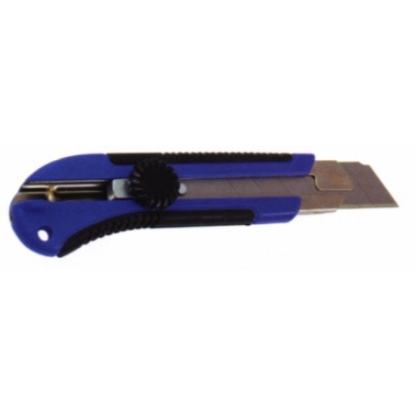 Нож широкий профи twist-lock с сегментированным лезвием, с металлической ведомой